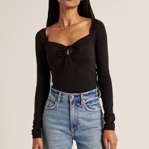 A&F Long-Sleeve Seamless Bodysuit